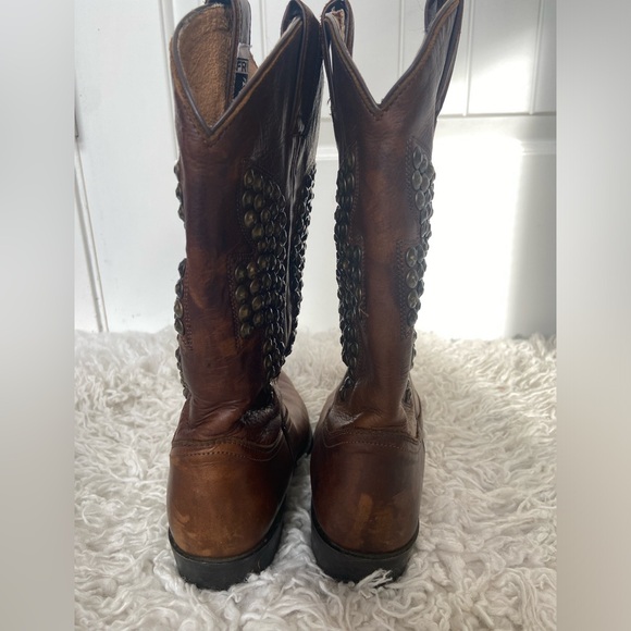 Frye Billy Hammered Stud Cowboy Boot - Picture 7 of 10